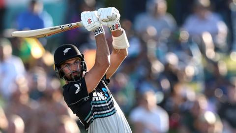 Tim Robinson in action for New Zealand