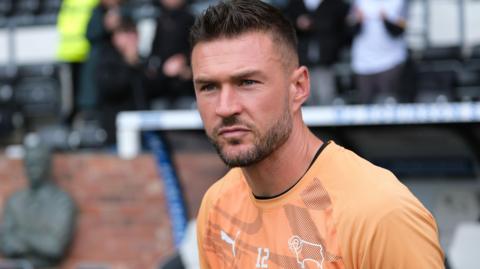 Derby County goalkeeper Richard O'Donnell