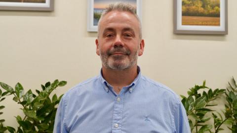 A head and shoulders photograph of Chris Wheway, Chief Executive at St Barnabas Hospice, Lincoln