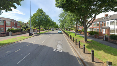 Sutton Road towards Beverley Road in Hull 