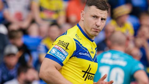 George Williams in action for Warrington Wolves