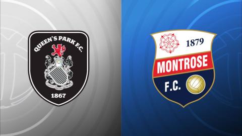 Queen's Park and Montrose badges