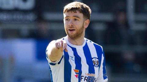 Stuart Findlay in action for Kilmarnock