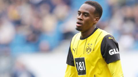 Borussia Dortmund's Jamie Gittens