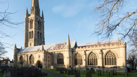 St Wulfram’s church in Grantham