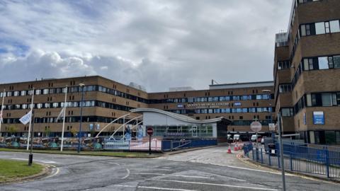 The front of the Queen's Medical Centre
