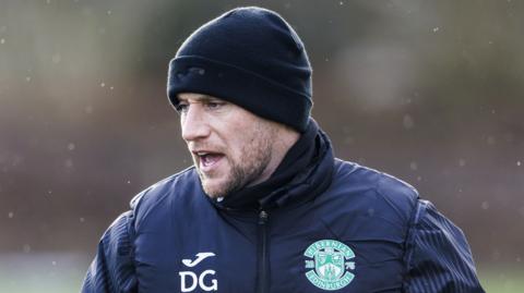 Hibernian head coach David Gray