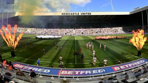 St Jame' Park hosts the openign match of this year's Magic weekend