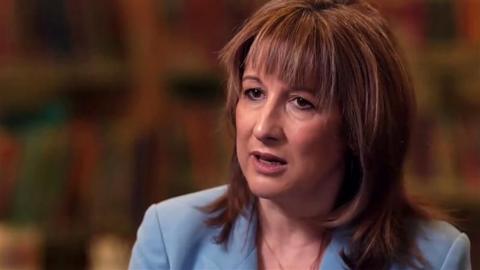 A head shot of Chancellor Rachel Reeves, who is wearing a blue blazer