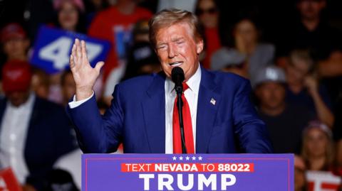 Donald Trump at Las Vegas rally, 14 Sep 24