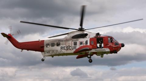 Irish Coastguard helicopter 