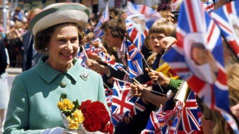 In 1977 the country celebrated the Queen's Silver Jubilee, marking 25 years on the throne. The Queen was met by enthusiastic crowds as she toured the country 