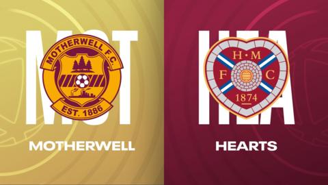 Motherwell and Hearts badges