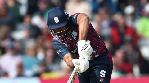 Ravi Bopara batting for Northants