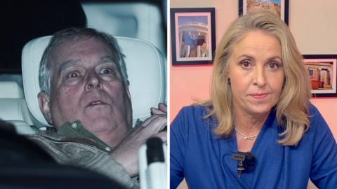 Splitscreen. Left, Andrew. Right, Sarah Smith.