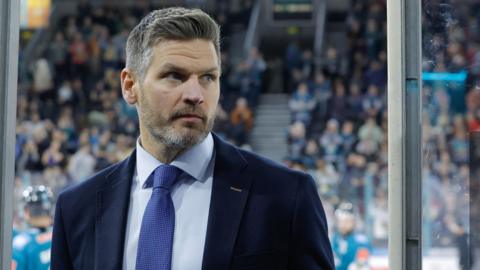 Belfast Giants head coach Adam Keefe 