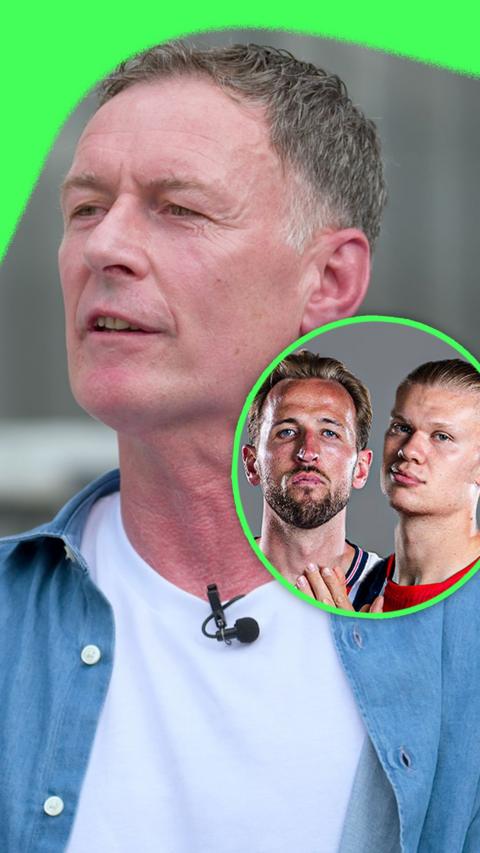 Chris Sutton, Harry Kane and Erling Haaland