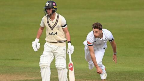 Hampshire v Surrey during the first day of the Rothesay County Championship match on September 24, 2025.