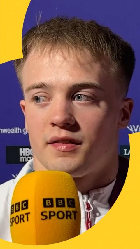 England gymnast Luke Whitehouse