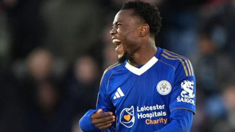 Abdul Fatawu celebrates scoring