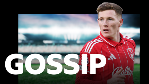 Elliot Anderson and the BBC Sport gossip logo