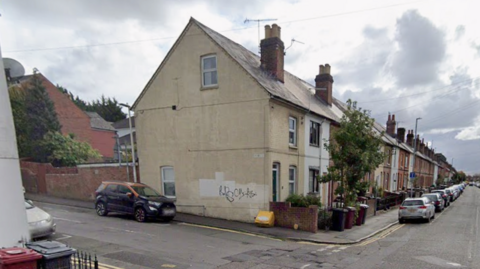 A Google Maps picture of Alpine Street (on the right hand side) and Alpine Street, which is on the left hand side.