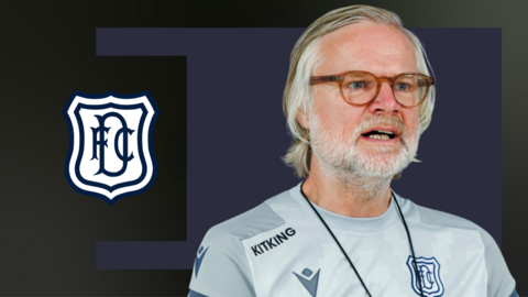 Dundee manager Steven Pressley