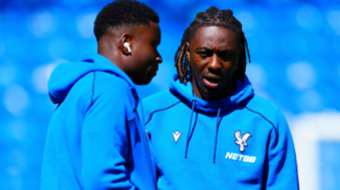 Eberechi Eze (right) and Marc Guehi of Crystal Palace