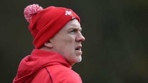 Steve Tandy in Wales training 