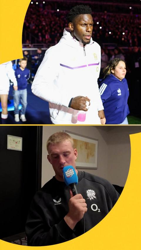 Alex Coles and Maro Itoje