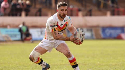 Tom Holmes of Bradford Bulls in action