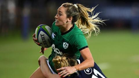 Eimear Considine in action against Scotland