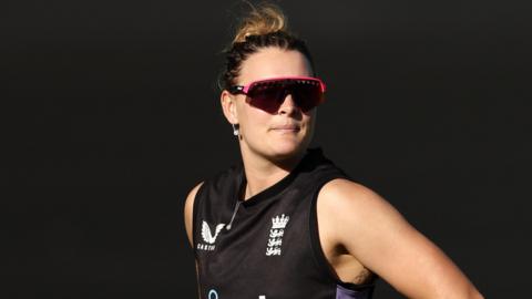 Danielle Gibson in England training kit