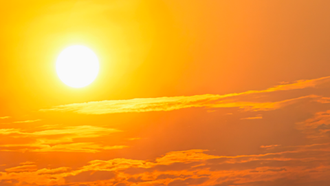 The sun.