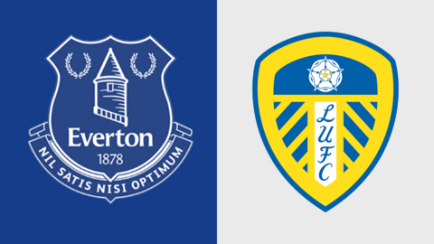 Everton and Leeds badges
