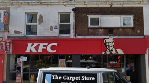 Exterior of former KFC in Lord Street, Fleetwood