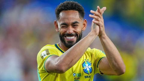 Brazil striker Matheus Cunha
