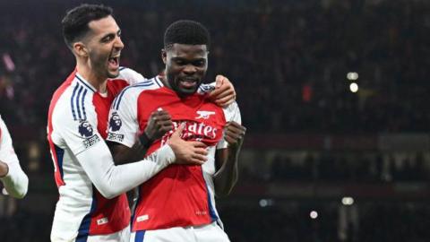 Mikel Merino and Thomas Partey