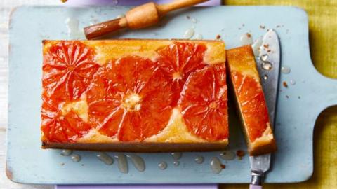 grapefruit drizzle cake
