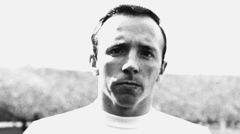 Nobby Stiles of England prior to International match in Oslo, Norway.