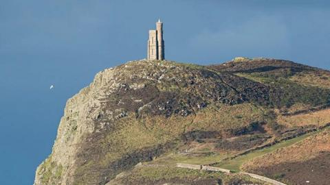 Milner's tower on a sunny day