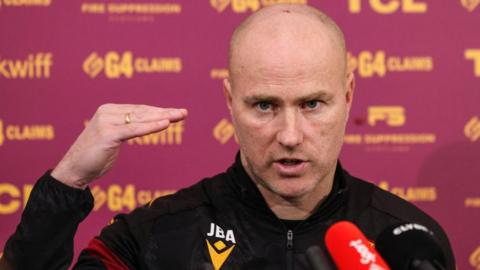 Motherwell manager Jens Berthel Askou