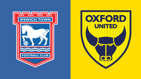 Ipswich Town and Oxford United club badges