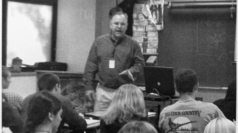 Tim Walz from an old yearbook photo