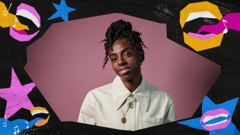 Cat Burns BBC Get Singing branding image