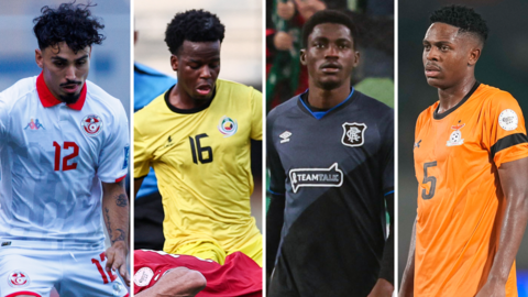 Sebastian Tounekti, Alfons Amade, Nasser Djiga and Miguel Chaiwa