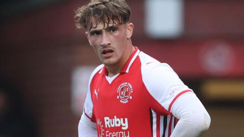 Lewis McCann in action for Fleetwood