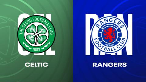 Celtic and Rangers badges