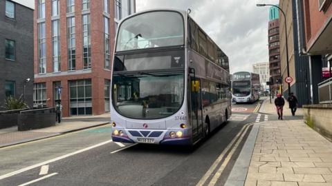 Generic images of a First bus