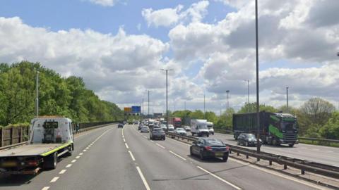 M6 motorway near Junction 9